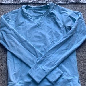 Lululemon size 4 mixed material crew sweatshirt